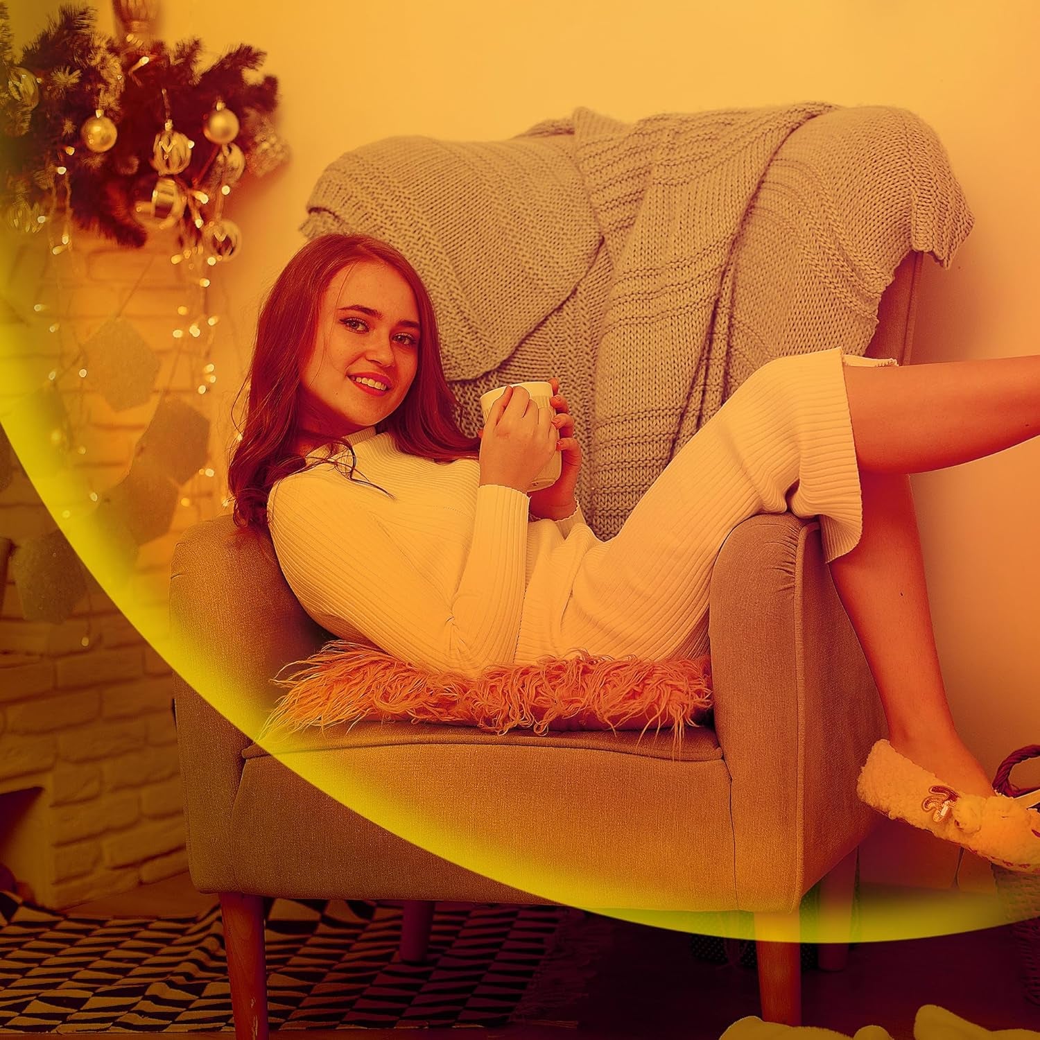 Sunset Projection Lamp – 16 color moods with a warm, dreamy glow. Adjustable, 180° rotating LED light that transforms any room into a cozy sunset vibe.