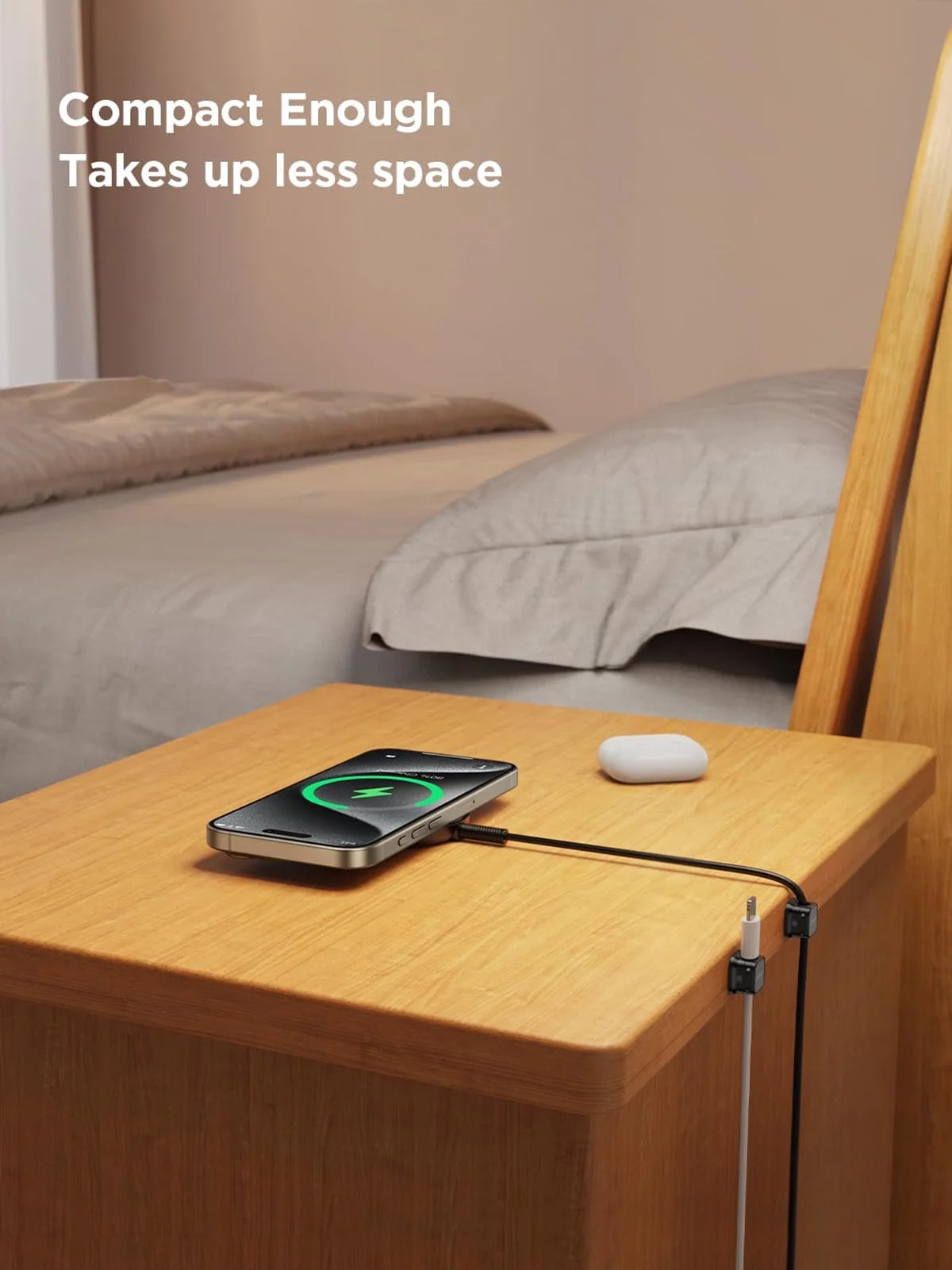 Cord Organizer – magnetic clips that keep cables neat anywhere.