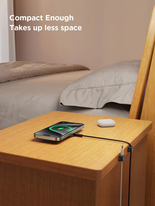 Cord Organizer – magnetic clips that keep cables neat anywhere.
