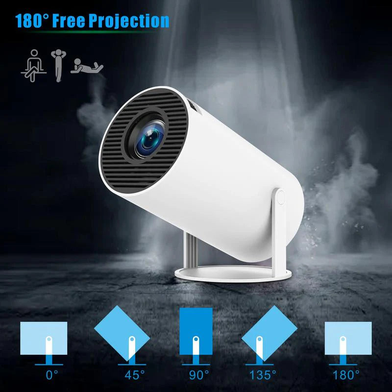Portable WiFi Bluetooth Projector – Night Cinema & Relax Sleep